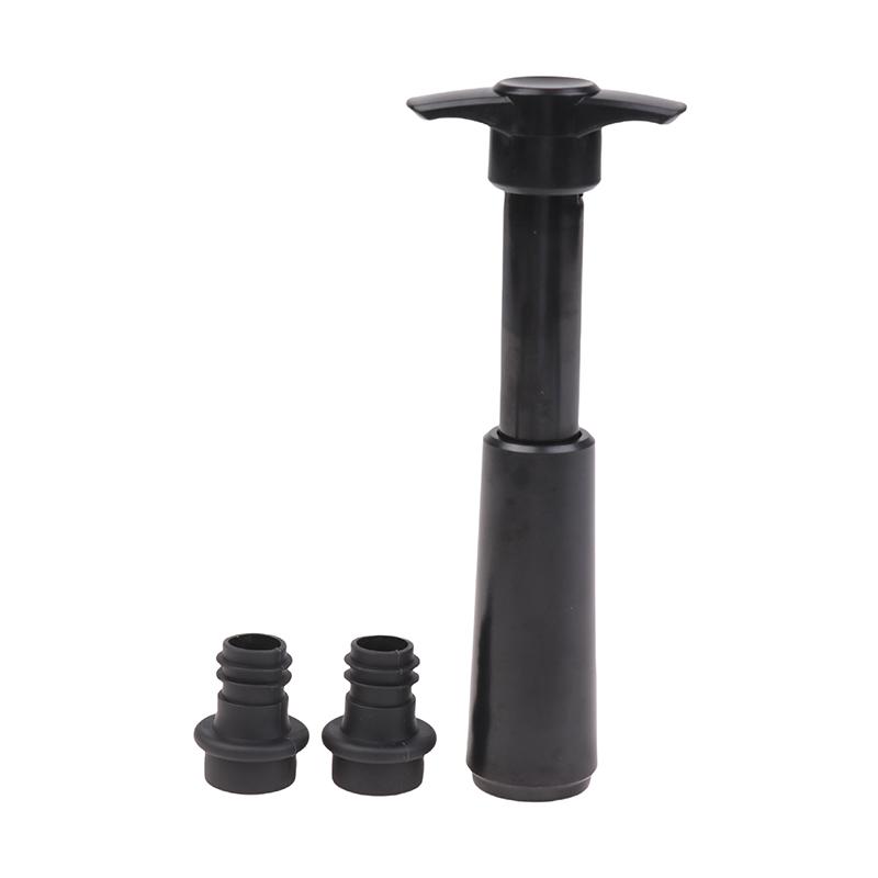 

Вакуумный насос для вина Ручные пробки для вина с 4 многоразовыми вакуумными пробками Пробка-укупорщик для винной бутылки Сохраняет вино свежим чёрный