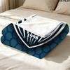 Municipal Grecia Print Flannel Blanket High Quality Warm Comfortable Cover for All Seasons Perfect for Gifts Home Decor