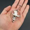 Creativity Metal Mini Mousetrap Clip Keychain Toy Keychain High-Quality Personalized Pendant Keyring Jewelry Accessories Gift