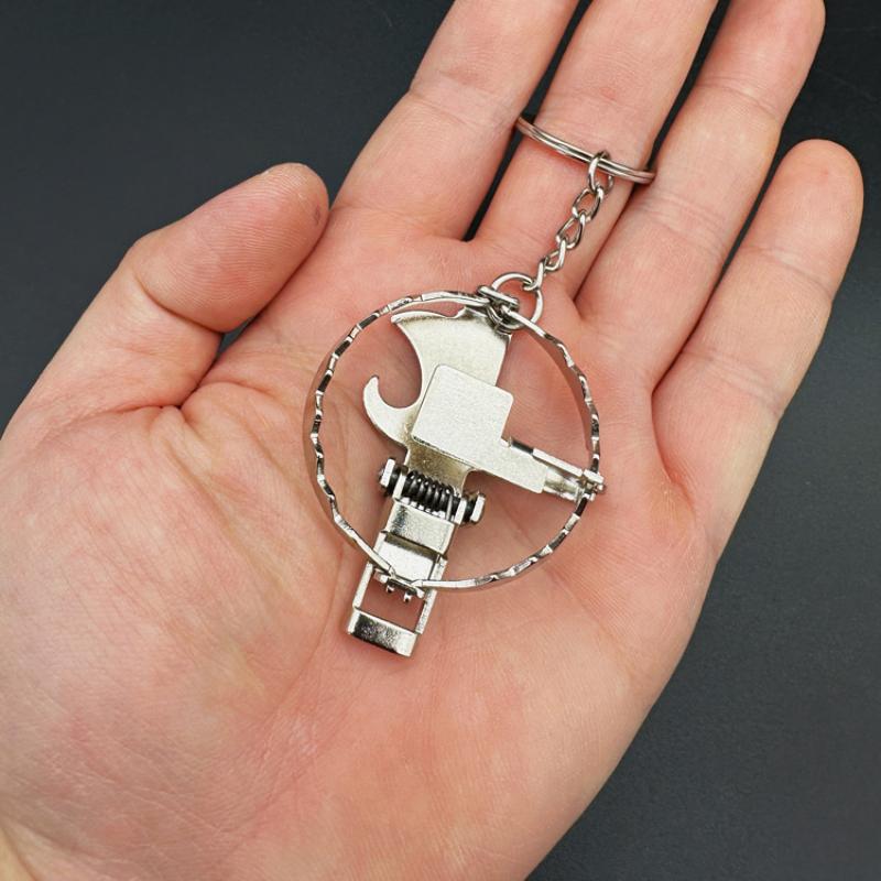 Creativity Metal Mini Mousetrap Clip Keychain Toy Keychain High-Quality Personalized Pendant Keyring Jewelry Accessories Gift