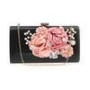 Pearl Clutch Bags Pink Color Girl Best Gift Evening Bags Flower Handmade Style Party Wedding Chian Shoulder Handbags for Luxury
