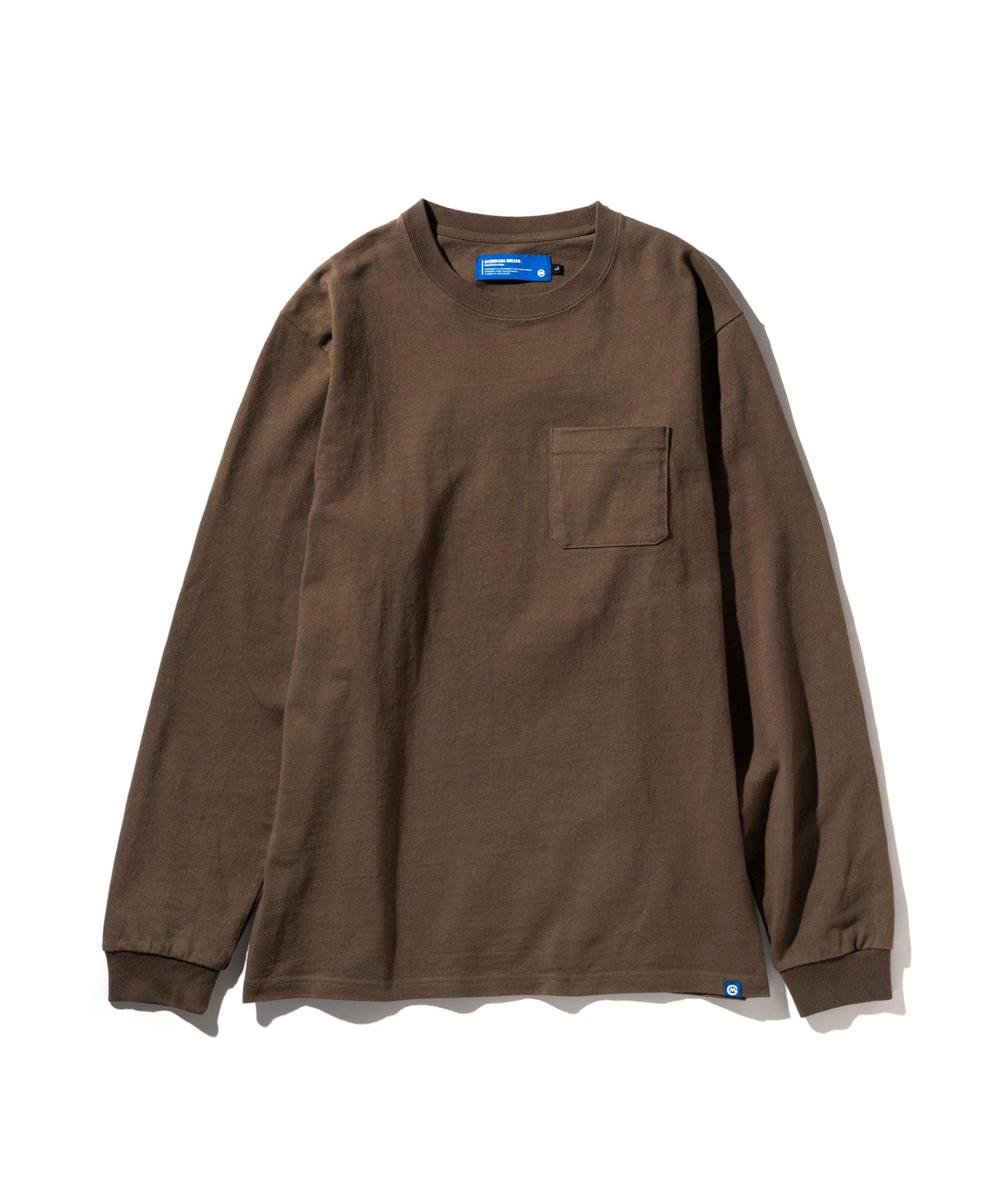 

GORDON MILLER Men s Pocket Long Sleeve T-Shirt, Solid Color, Brown, Size XL, 1745161