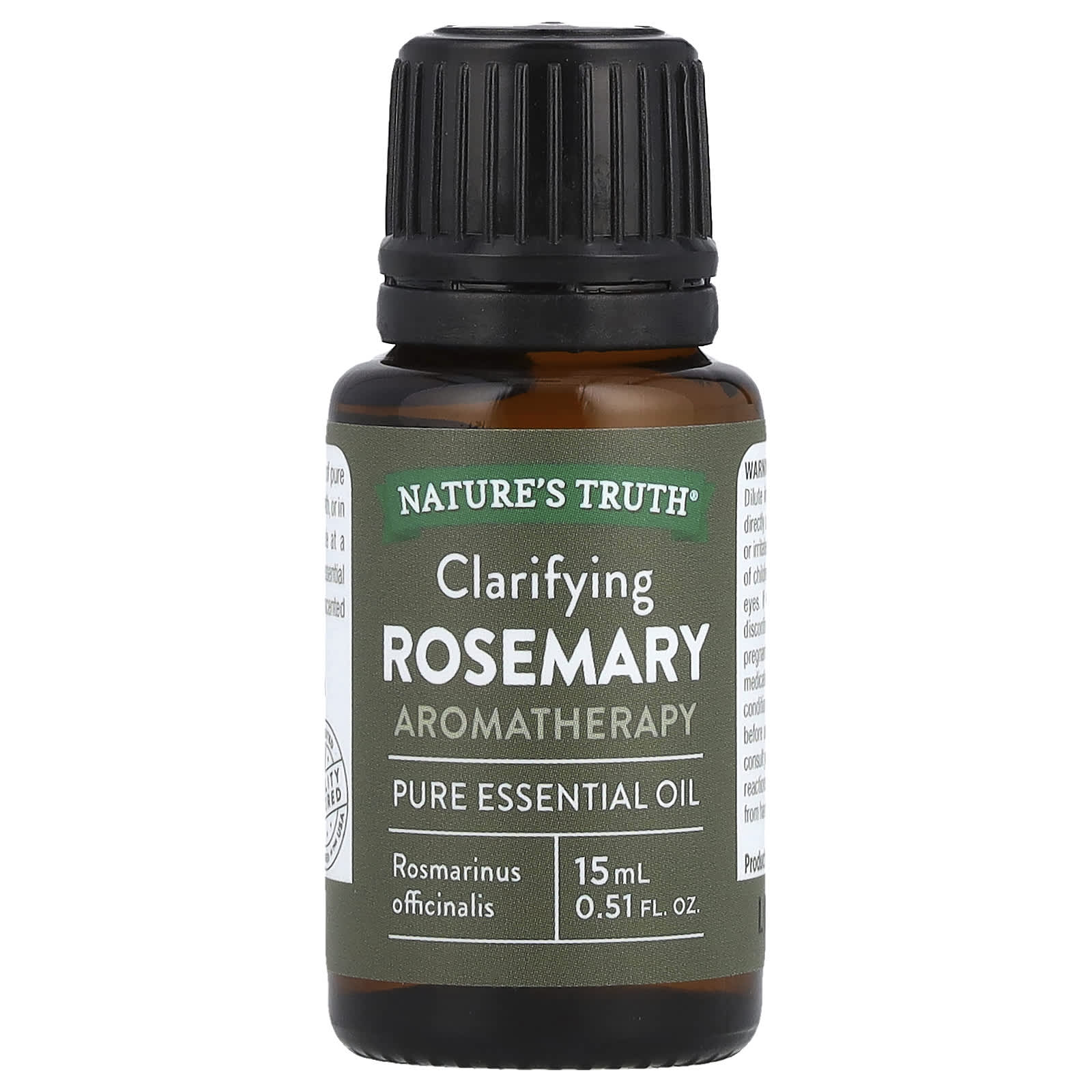

Nature S Truth, Pure Essential Oil, Clarifying Rosemary, 0.51 Fl Oz (15 Ml)