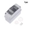 2/1Pcs Power Distribution Protection Box Circuit Breaker Box Waterproof Distribution Box For El Workshop Power Stations