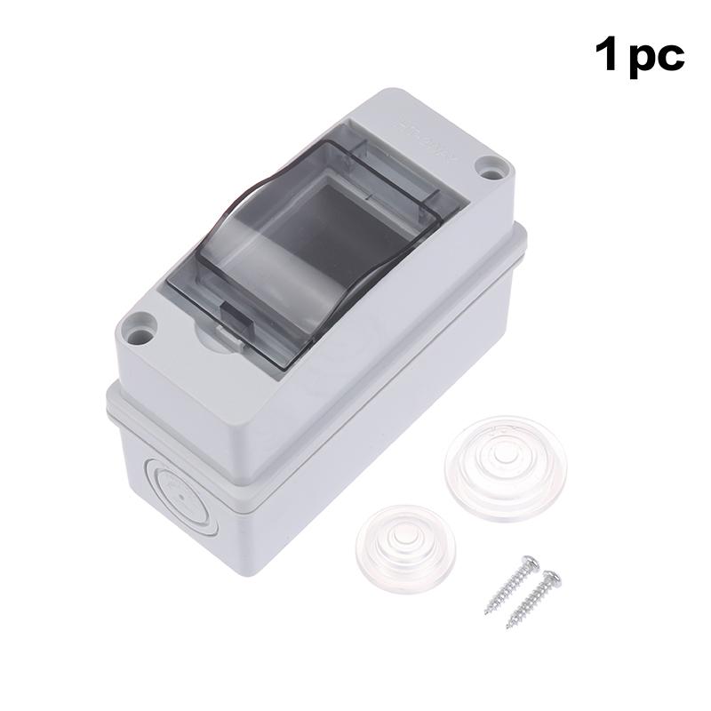 

Power Distribution Protection Box Circuit Breaker Box Waterproof Distribution Box For Workshop Power Stations 11.6*4.9*7.7cm