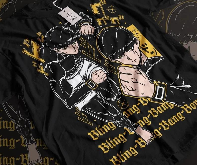 Anime Mashle Black T Shirt Unisex Style S