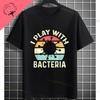 Funny Biology Bacteria and Microbes Selfie Petri Dish Cellfie Graphic Tshir100 Cotton Short Sleeve Humor Style Outdoor Tshirt