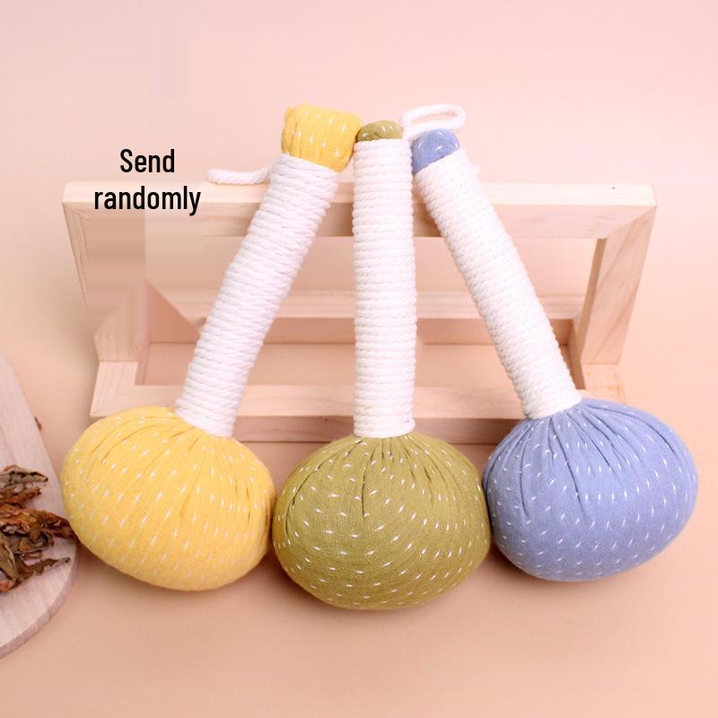 Lychee Mugwort Handheld Meridian Massage Hammer for Shoulder and Neck Therapy