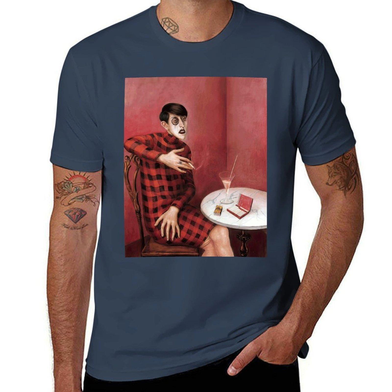 Portrait of the Journalist Sylvia Von Harden Otto Dix TShirt Stretch Fabric Comfort TShirt S
