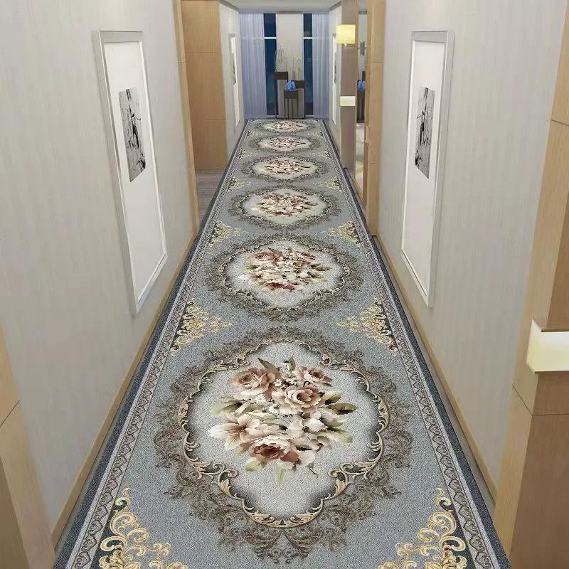 Long Stripe Runner Carpet for Hallway Corridor Living Room Entrance Door Mat Home Decor Durable Aisle Rug