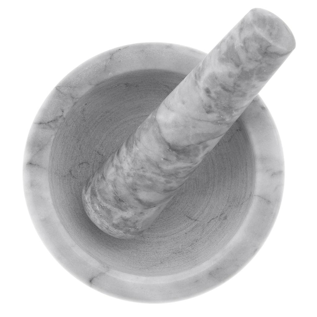 Elegant Marble Mortar for Herbs & Spices, Marble DUKA