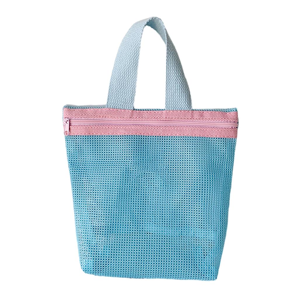 Beach Bag Mesh Shower Caddy Bag Tote Bag for Women Pool Bag Travel Cosmetic Bag Foldable Portable Toiletry Bag Gifts
