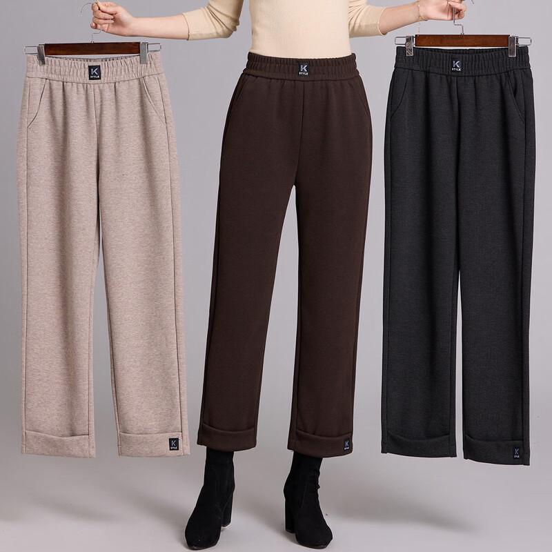 

Bao Lian Duo Women s Stylish Straight-Leg Casual Pants 5XL