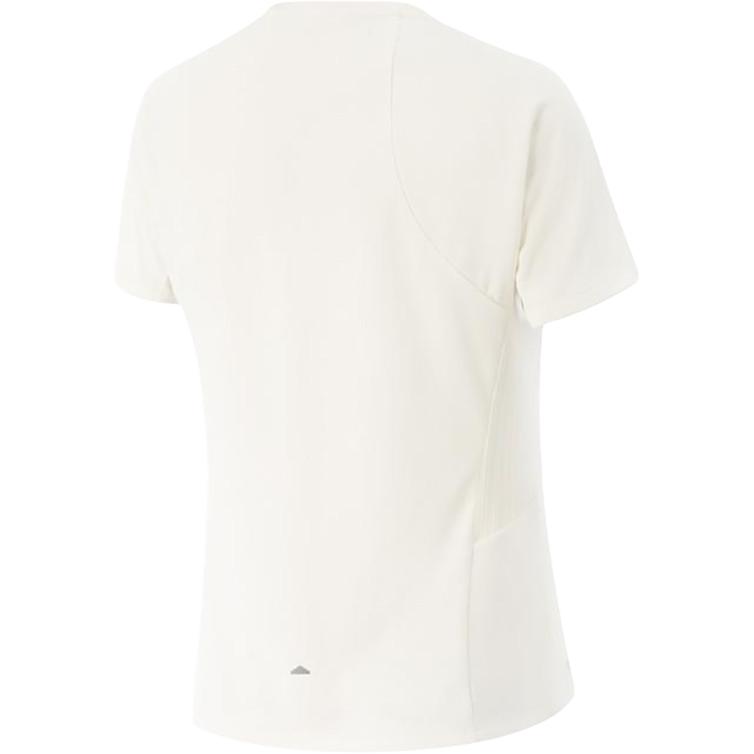 Li Ning Sports Casual Round Neck Versatile Short Sleeve T-Shirt Women Tops White ATSV100-1