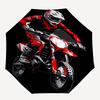 Offroad-Motorräder Thema Automatischer Regenschirm, Leicht & Tragbar, 8 Speichen, Perfekt für Reisen im Freien, Geburtstage, Weihnachten, Geschenke.