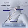 CHIGO Neck Massager with Pulse and Support CN plug (adapter included)