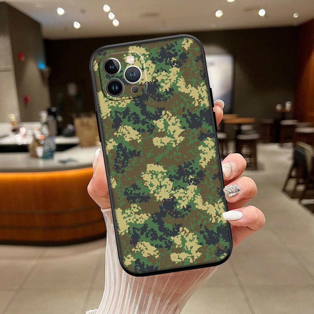 RA7 Camouflage New High-End Shell Phone Case for iPhone SE X XS XR 16E 17 11 Pro Max 8 7 6 6s Plus Air