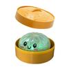 Regalo IN Regali Realistico Gigante Raviolo Spremibile con Cestello di Bambù Morbido Palla di Impasto TPR Giocattolo Decompressione Fidget Divertente Creativo