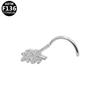 G23 Titanium Alloy S-shaped Star Nose Stud - Stylish & Trendy Piercing Jewelry
