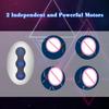 Remote Control Anal Vibrator Male Prostate Massager Wriggling Rotating Vibrating Anal Beads Adult Sex Toys With Suction Cup