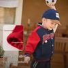 DAVE & BELLA Boys' Knitted Baseball Jacket