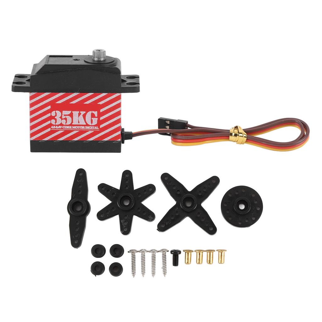 RC Winch Servo RC Winch Servo Water Resistant for 1/10 RC Crawler Car Ship Robot Model Upgrades Parts RC Robot Winch Servo