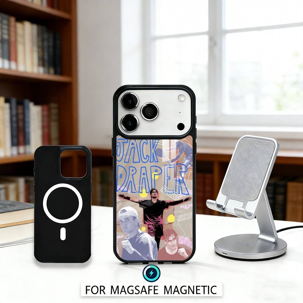 J-Jack Draper Phone Case Magnetic For iPhone17 16 15 14 13 12 Pro Max For Magsafe Wireless Charging Cover