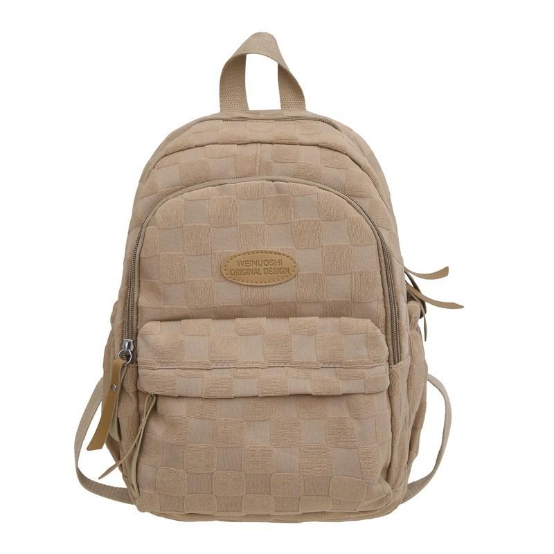 Korean Fresh And Lovely Junior High School Student Backpack For Girls Breathable And Durable коричневый