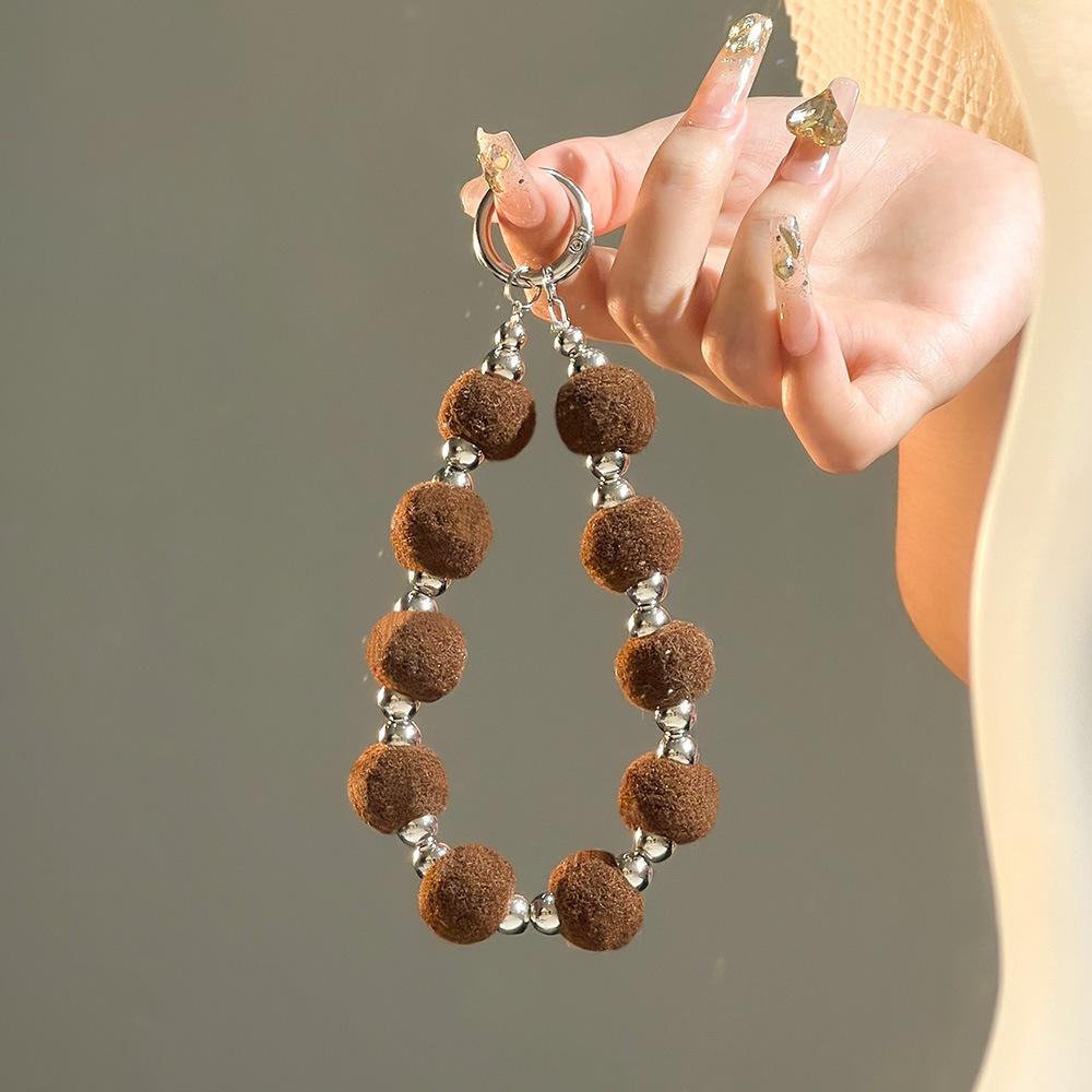 Fashion High-end Mobile Phone Lanyard Creative Girl Heart Handmade Beading a Variety of Styles Universal Mobile Phone Chain Advanced Sense