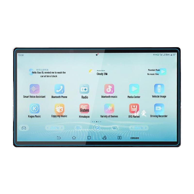 Zhijie S7 Navigation Tempered Film for 26 Models - R7 Car Console Display Protector