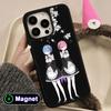 ReZero Rem Ram Matte Surface Magsafe Mobile Phone Case for iPhone 17 16 15 14 13 12 11 Air Pro Max Plus Colorful Cover