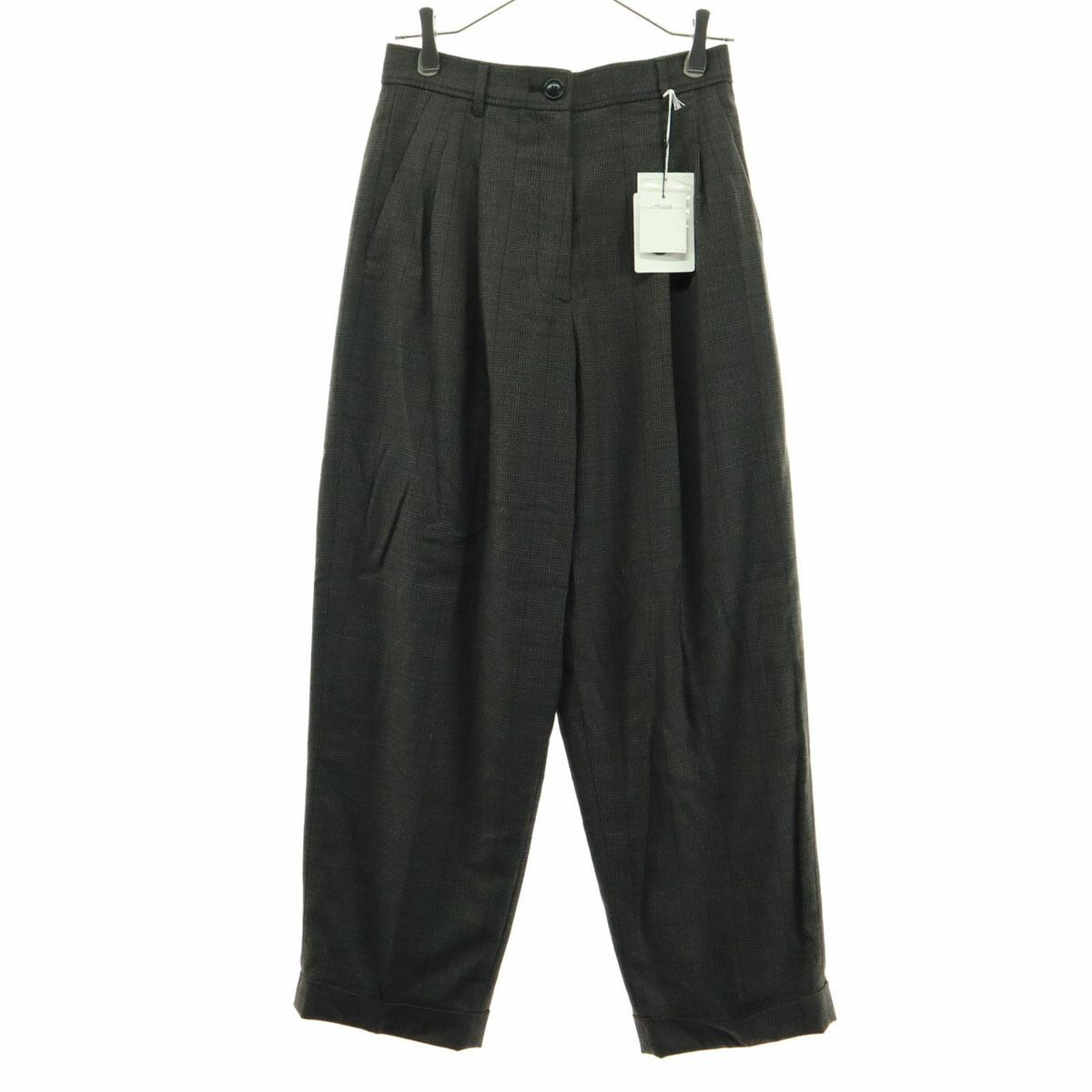 Old clothes unused PLST long pants M black ladies [used]