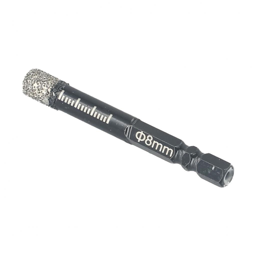 1pcs 6 8 10 12 14mm Diamond Dry Drilling Bits Hex Shank Core Hole Saw