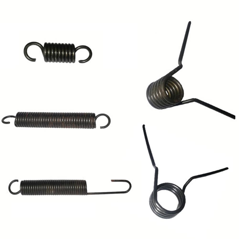 1pc Tire Changer Tire Picking Machine Pneumatic Valve Return Spring Tension Spring Multiple Type Black -Metal Car Repair Tool