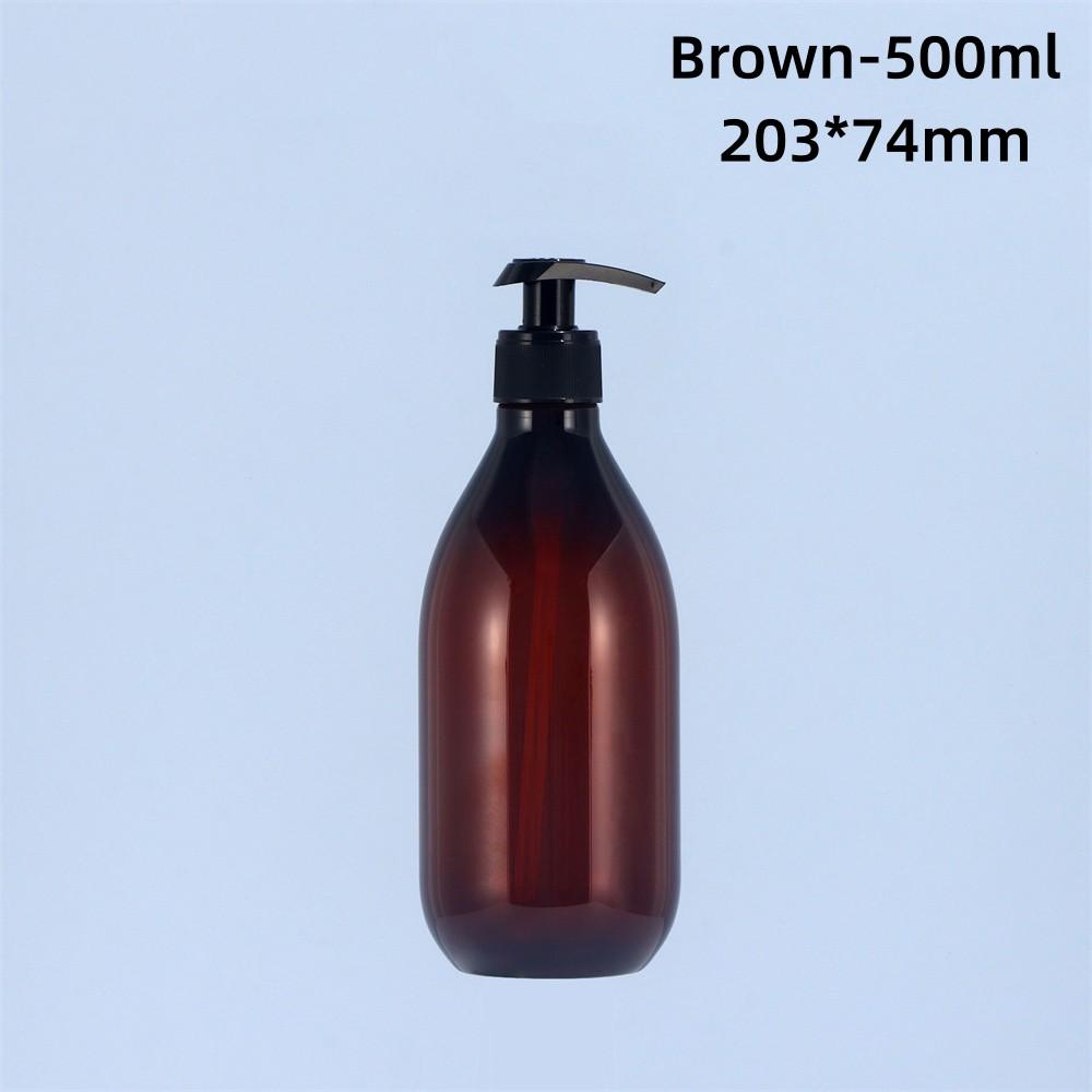 300ml/500ml Portable Travel Refill Empty Pump Bottle Bathroom Shampoo Shower Soap Dispenser Kitchen Dish Hand Liquid Sub-bottle