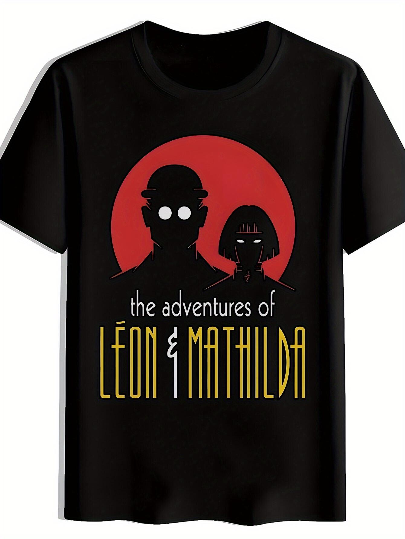 

Casual Graphic T-shirt - The Adventures of Leon & Mathilda Print M