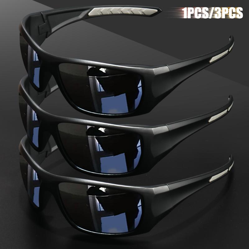 1pc/3pc Unisex Polarized Sports Sunglasses - Indestructible Frame UV400 Protection Ideal for Cycling Fishing Running 7