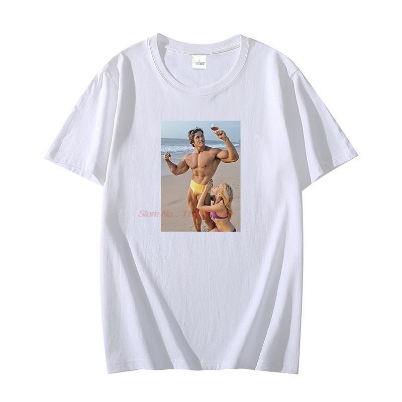 Classic Cotton T Shirt For Unisex Arnold Schwarzenegger Olympia Bodybuilding Graphic T Shirts Oversized T Shirts Unisexs Clothing