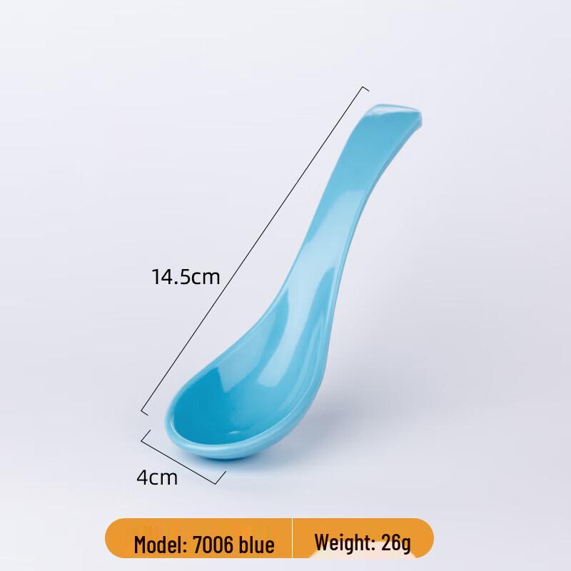 Yishuxiang Melamine Imitation Porcelain Soup Spoons