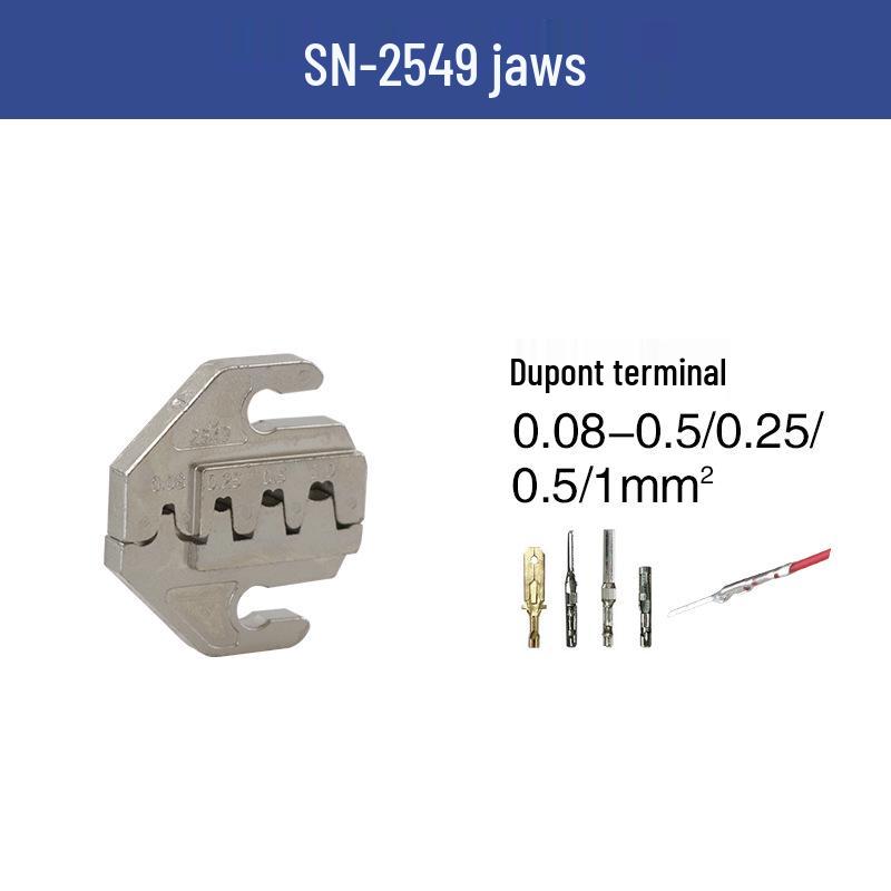 SN Series Crimping Pliers Jaws: Spring & Terminal Fittings (02C, 06WF, 2546B, 58B, 06)