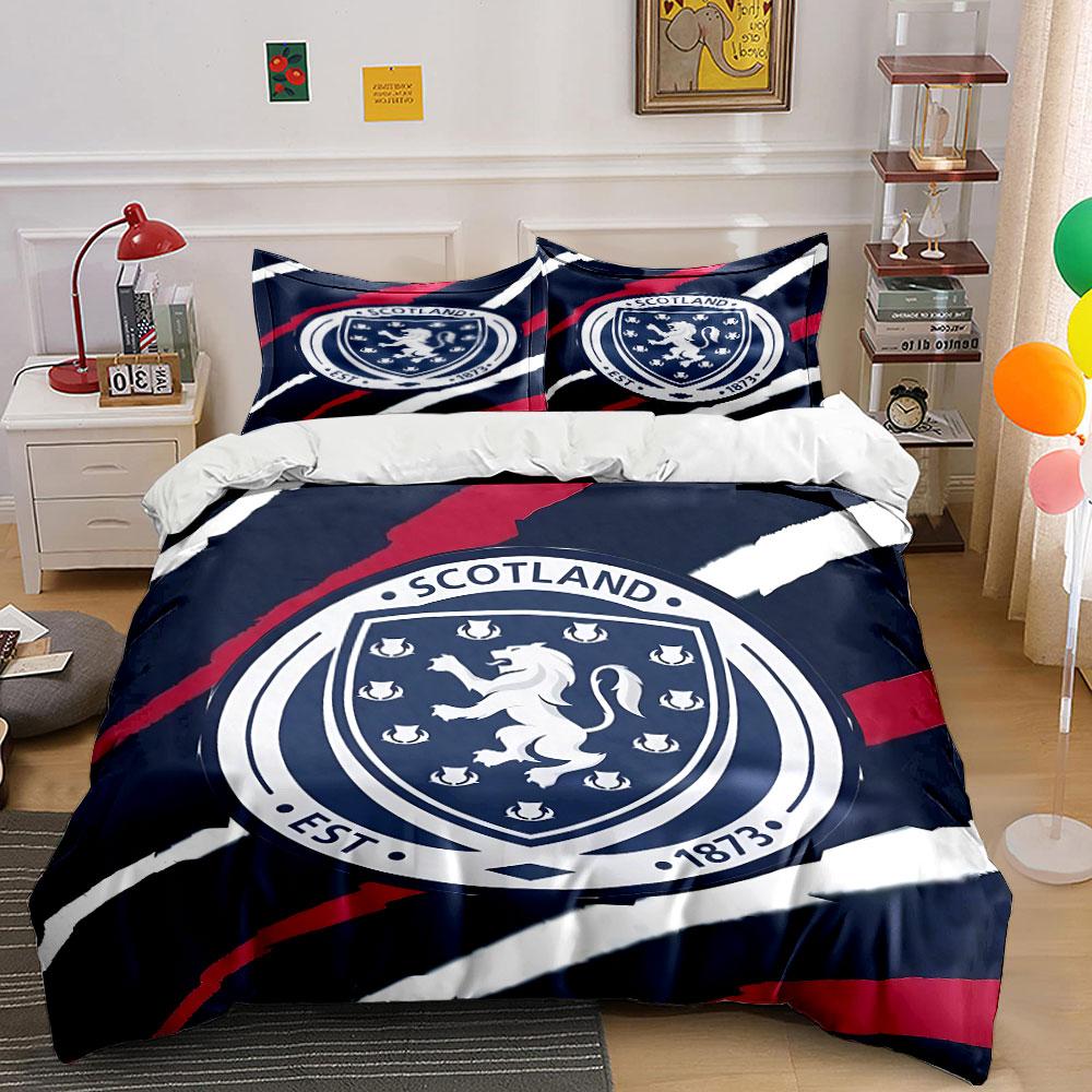 Scotland Flag Bedding Set Bedding Duvet Cover Set Duvet Cover Pillowcases (1 * Duvet Cover 2 * Pillowcases, without duvet insert)