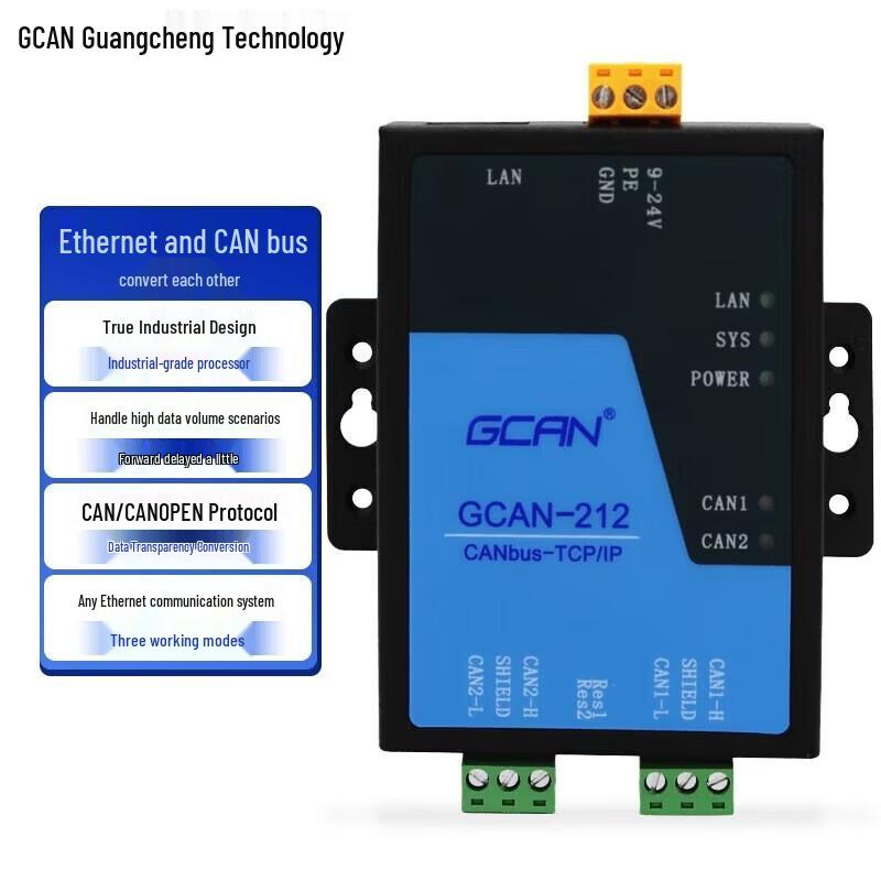 GCAN CANET-2E-U Ethernet to CAN Gateway