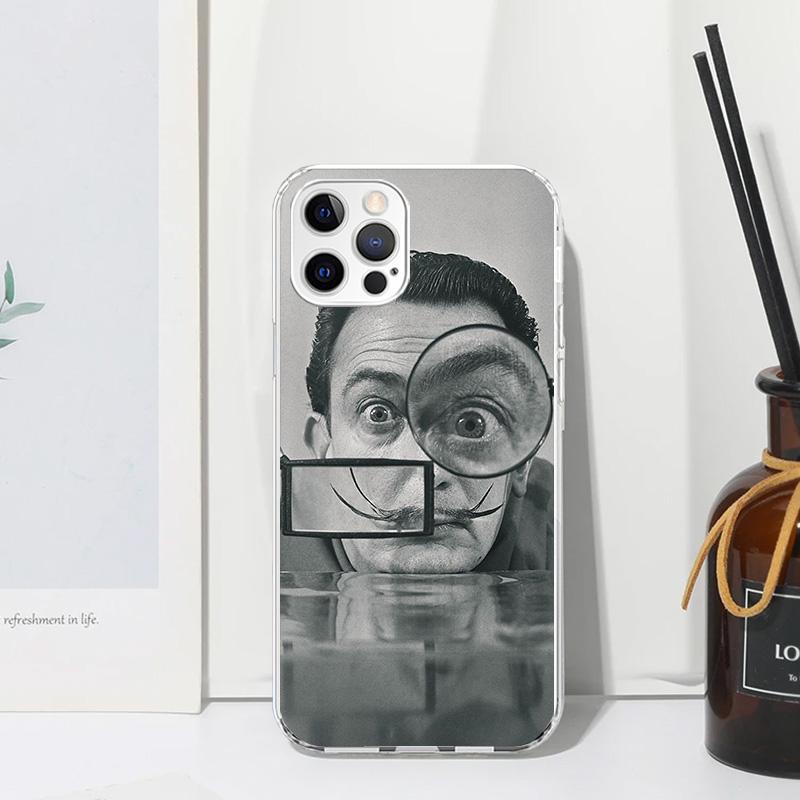 Salvador Dali Art Phone Case For Iphone 17 Air 16 15 Plus 16E 14 Pro Max 13 Mini 12 11 7 8 SE Fundas Soft Back Cover 17 Air 16 1
