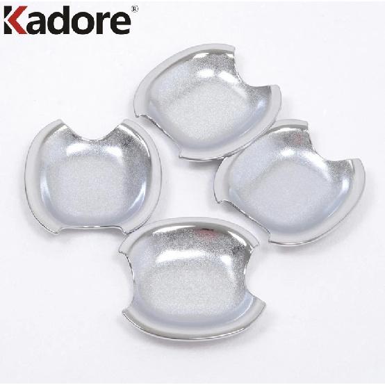 Side Door Handle Bowl Cover Trim For Ford Explorer Sport 2016 2017 Chrome Door Handles Bowl Cup Frame Covers Car Accessories
