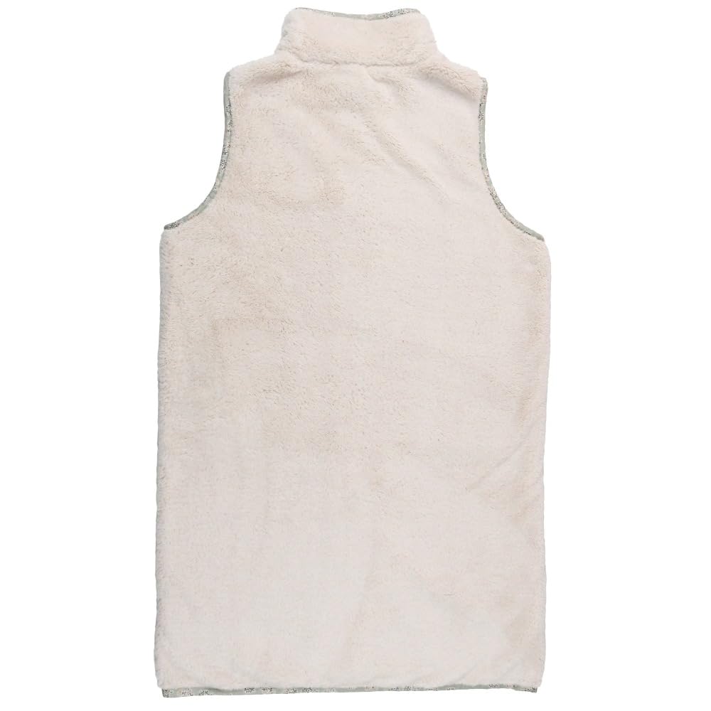 Daikai Le Bois Floral Piping Stylish and Nordic and Warm Wearable W60 X Product 322578 Sleeper, Cute, Natural, Women's Loungewear, Blanket, Ivory,