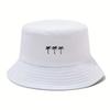 Coconut Print Fisherman Hat, Fashionable for Both Men and Women, Suitable for Outdoor Travel, Summer Beach Leisure