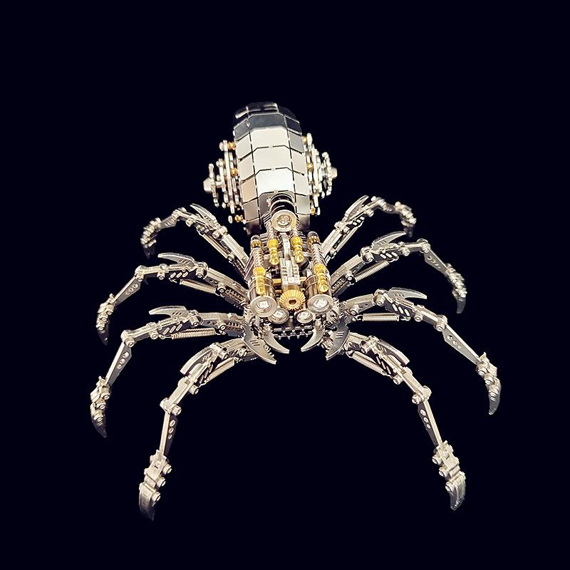 Spider King Plus 3D Metal Puzzle: Mechanical Insect Assembly Toy for Kids