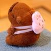Kawaii Multicolor Capybara Doll Kapibala 10-13cm Water Dolphin Doll Birthday Gift Soft Plush Toy Car Couple