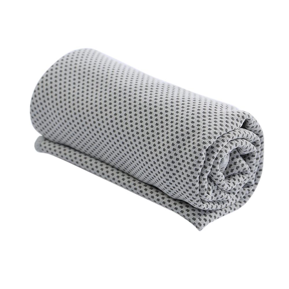 8PCS Polyester Cooling Towel Mesh Texture Microfiber Towel Portable Ice Towel Hiking