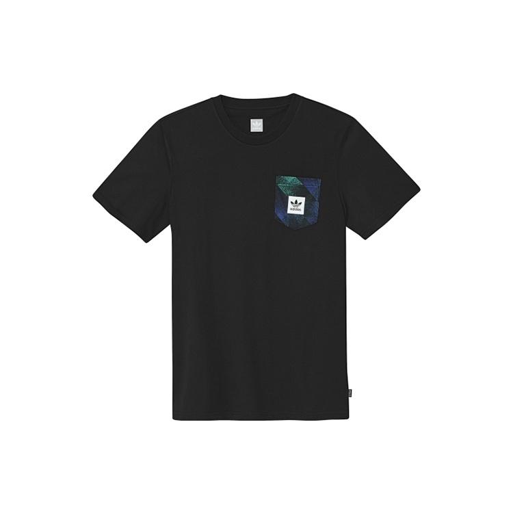 adidas originals Owning Pkt Tee Pocket Casual Sports Short Sleeve Black Men s DU8338 M